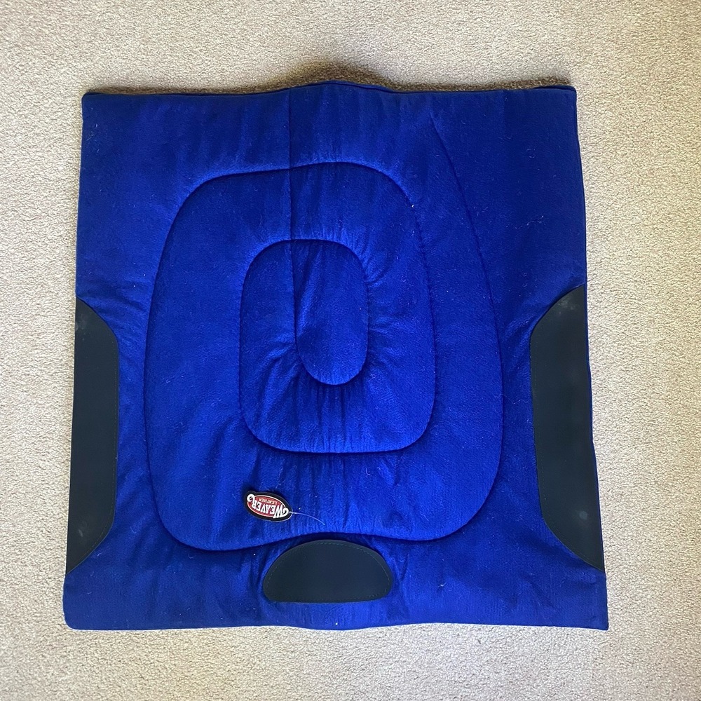 Weaver Leather Blue Contoured Felt Saddle Pad 32" X 32" Model 35-2730-BL‎ NEW